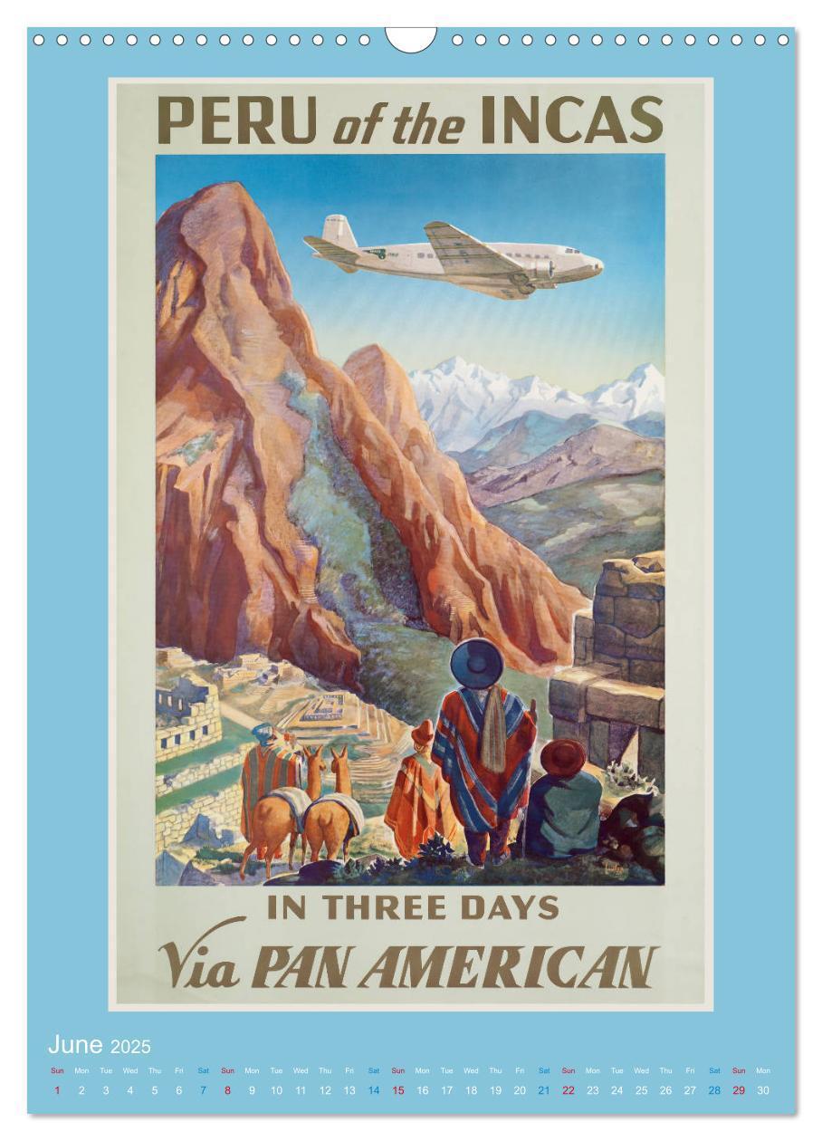 Bild: 9781325969876 | Vintage Travel Posters around the World (Wall Calendar 2025 DIN A3...