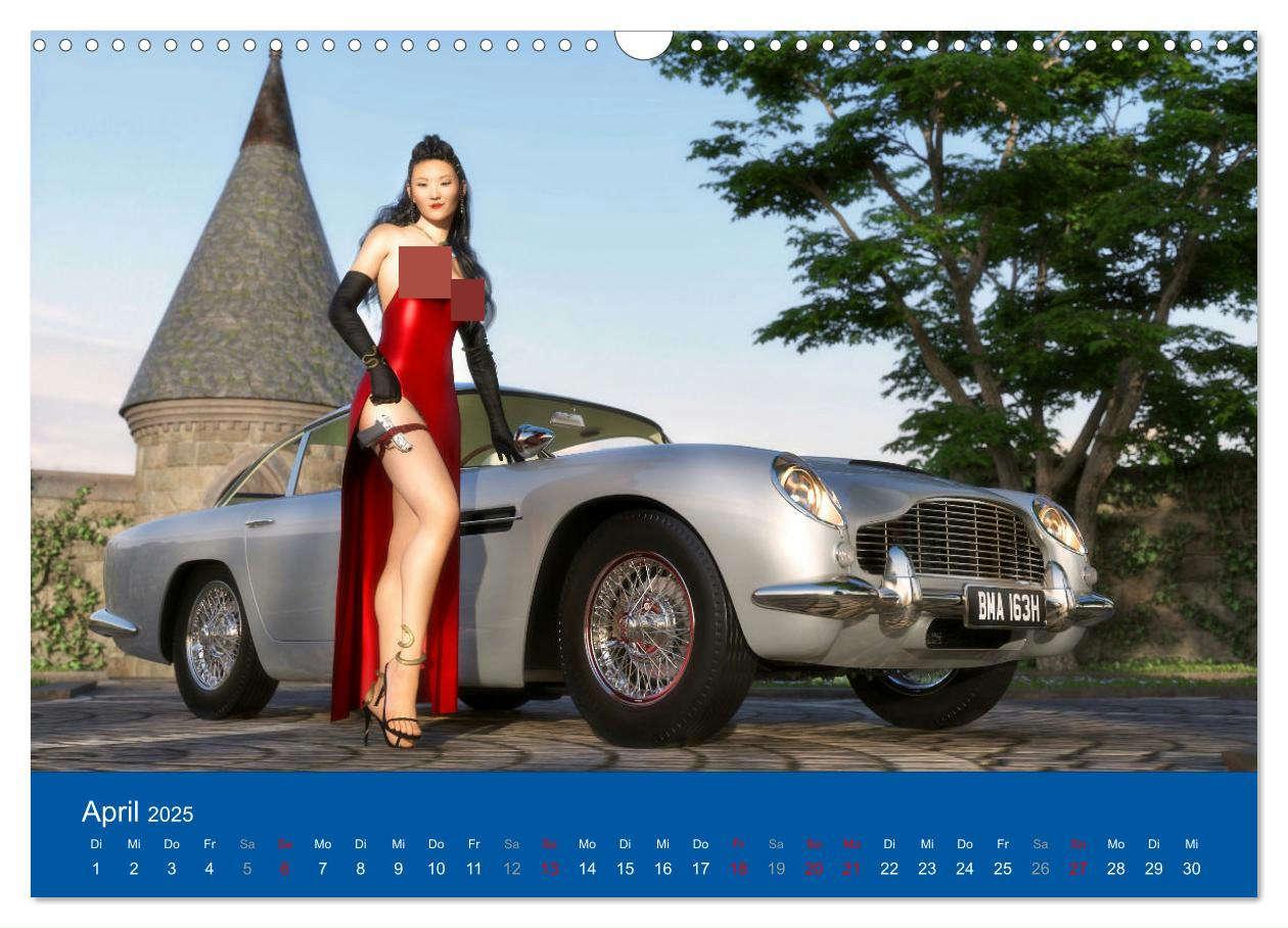 Bild: 9783435064113 | Freche Frauen und heiße Kisten (Wandkalender 2025 DIN A3 quer),...