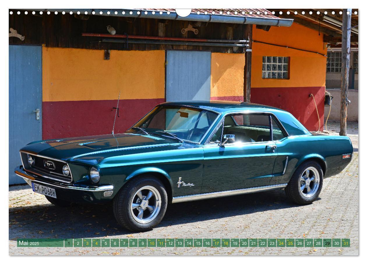 Bild: 9783435029099 | Ein Pony zum verlieben - Ford Mustang 1968 (Wandkalender 2025 DIN...