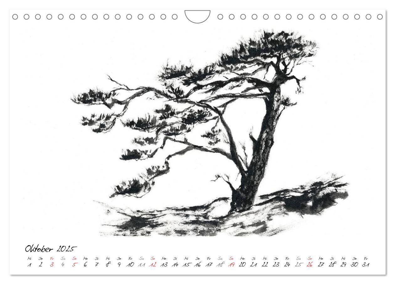 Bild: 9783435623990 | Asiatische Tuschmalerei (Wandkalender 2025 DIN A4 quer), CALVENDO...