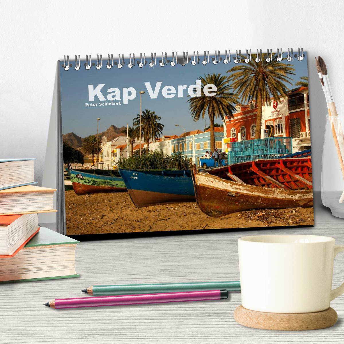 Bild: 9783435717514 | Kap Verde (Tischkalender 2025 DIN A5 quer), CALVENDO Monatskalender