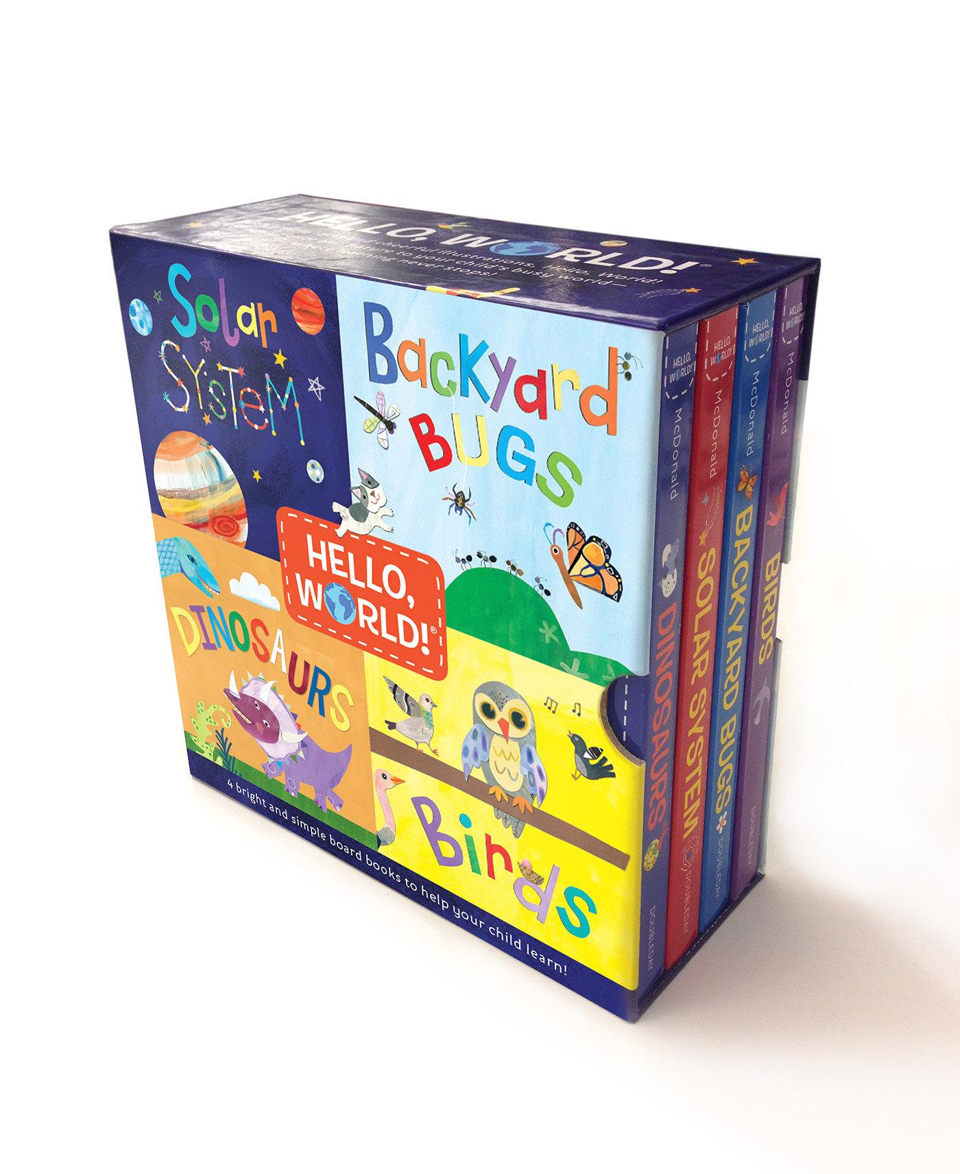 Cover: 9780525581321 | Hello, World! Boxed Set: Solar System; Dinosaurs; Backyard Birds; Bugs