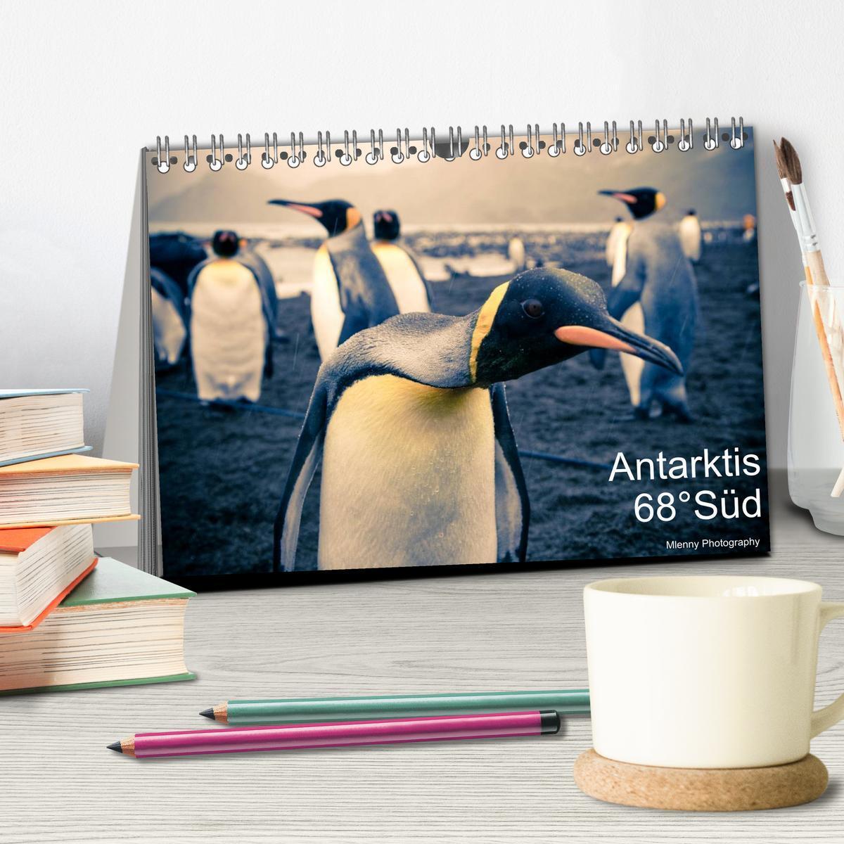 Bild: 9783435460625 | Antarktis 68° Süd (Tischkalender 2025 DIN A5 quer), CALVENDO...