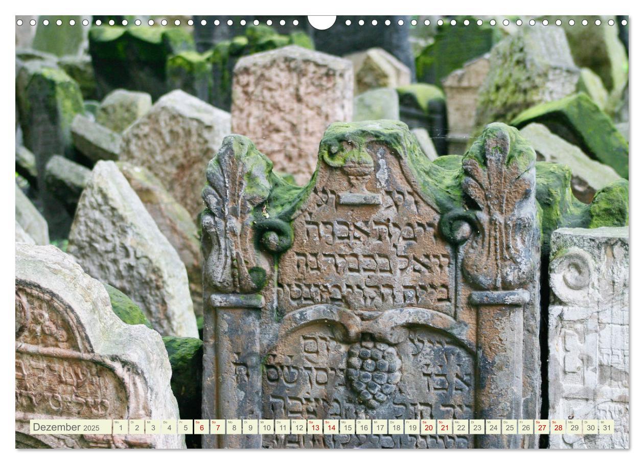 Bild: 9783383905025 | Prag. Jüdischer Friedhof und Synagogen (Wandkalender 2025 DIN A3...