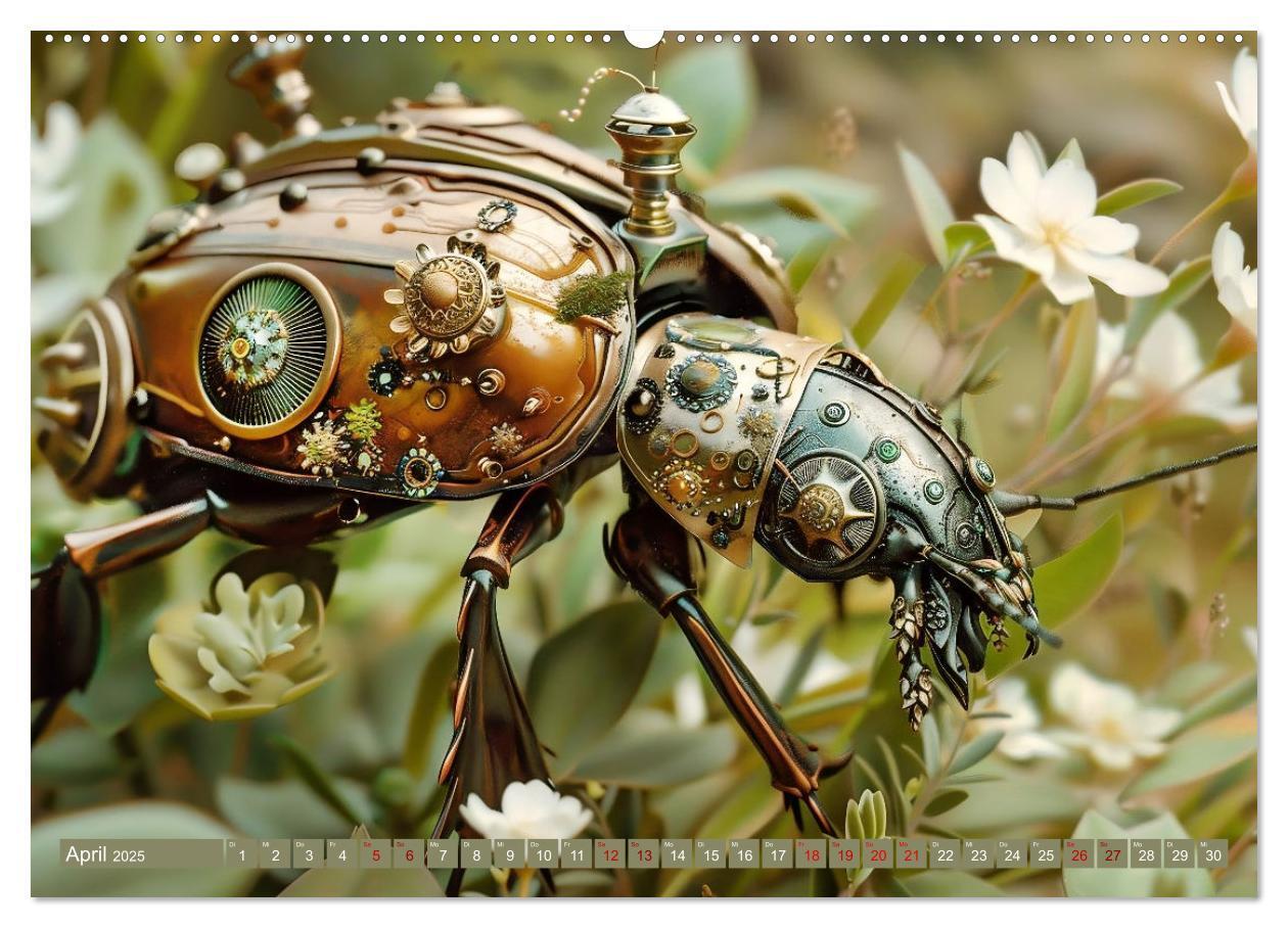 Bild: 9783457185797 | Die fantastische Welt der Steampunk-Insekten (Wandkalender 2025 DIN...