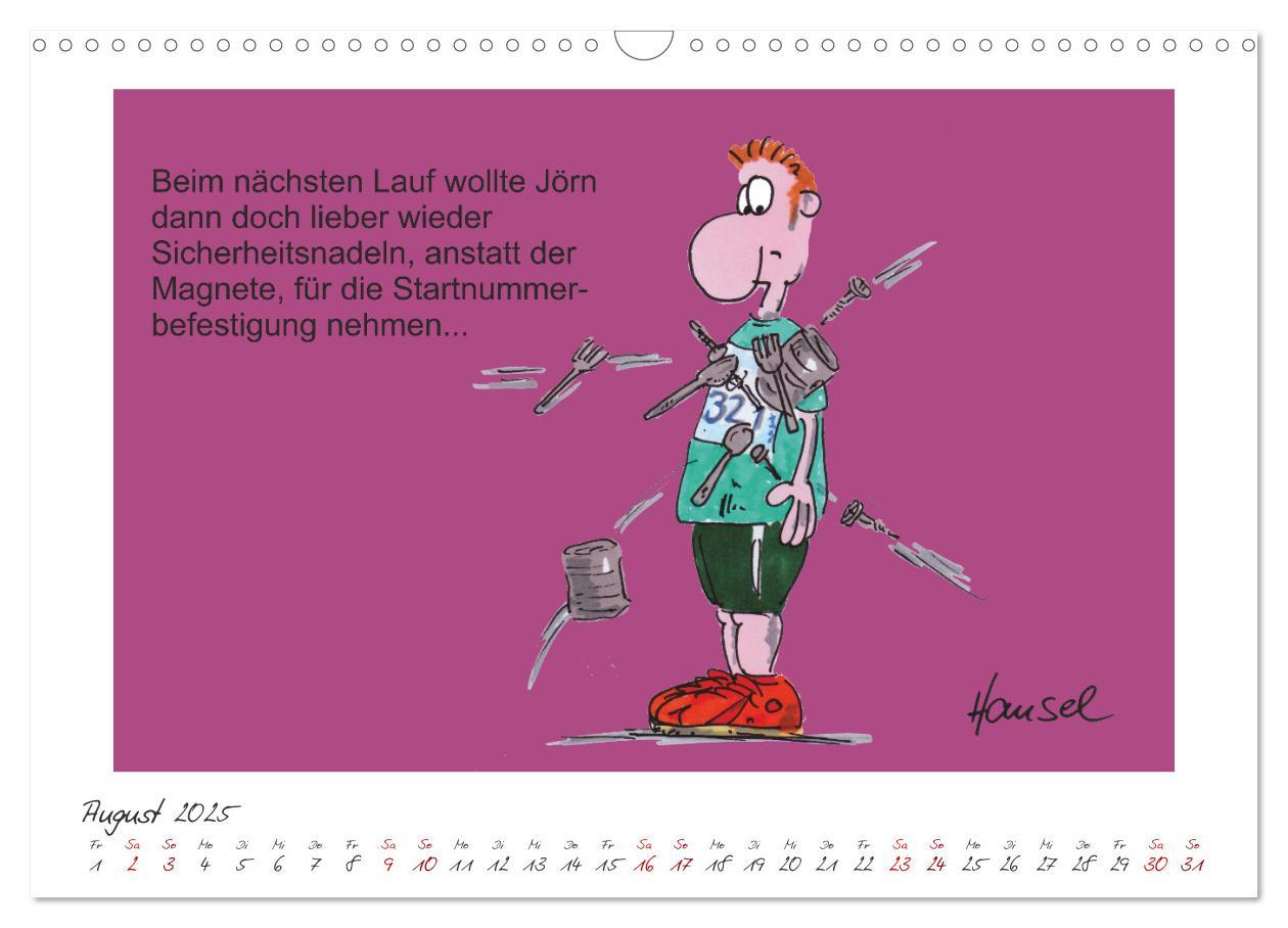 Bild: 9783383925788 | HANSELs kleiner Laufkalender (Wandkalender 2025 DIN A3 quer),...