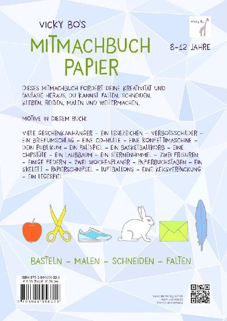 Bild: 9783944956329 | Vicky Bo's Mitmachbuch Papier | Vicky Bo | Taschenbuch | 68 S. | 2017