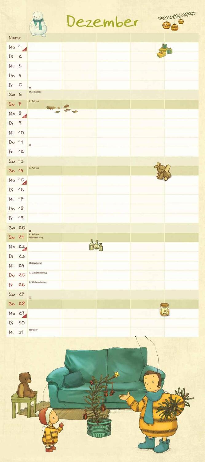 Bild: 4250809653662 | Die kleine Hummel Bommel Familienkalender 2025 - Familienplaner mit...