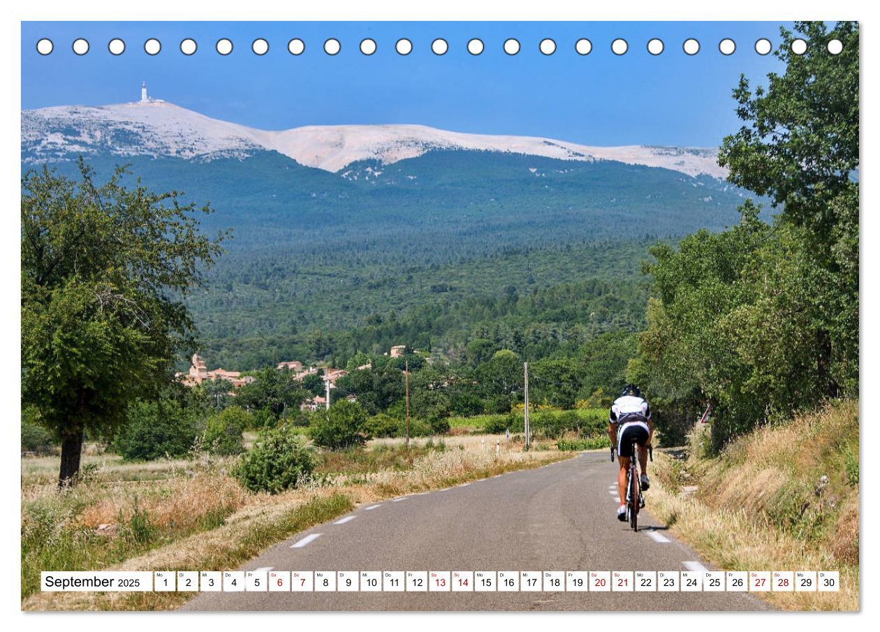 Bild: 9783435348756 | Mit dem Rennrad zum Mont Ventoux (Tischkalender 2025 DIN A5 quer),...