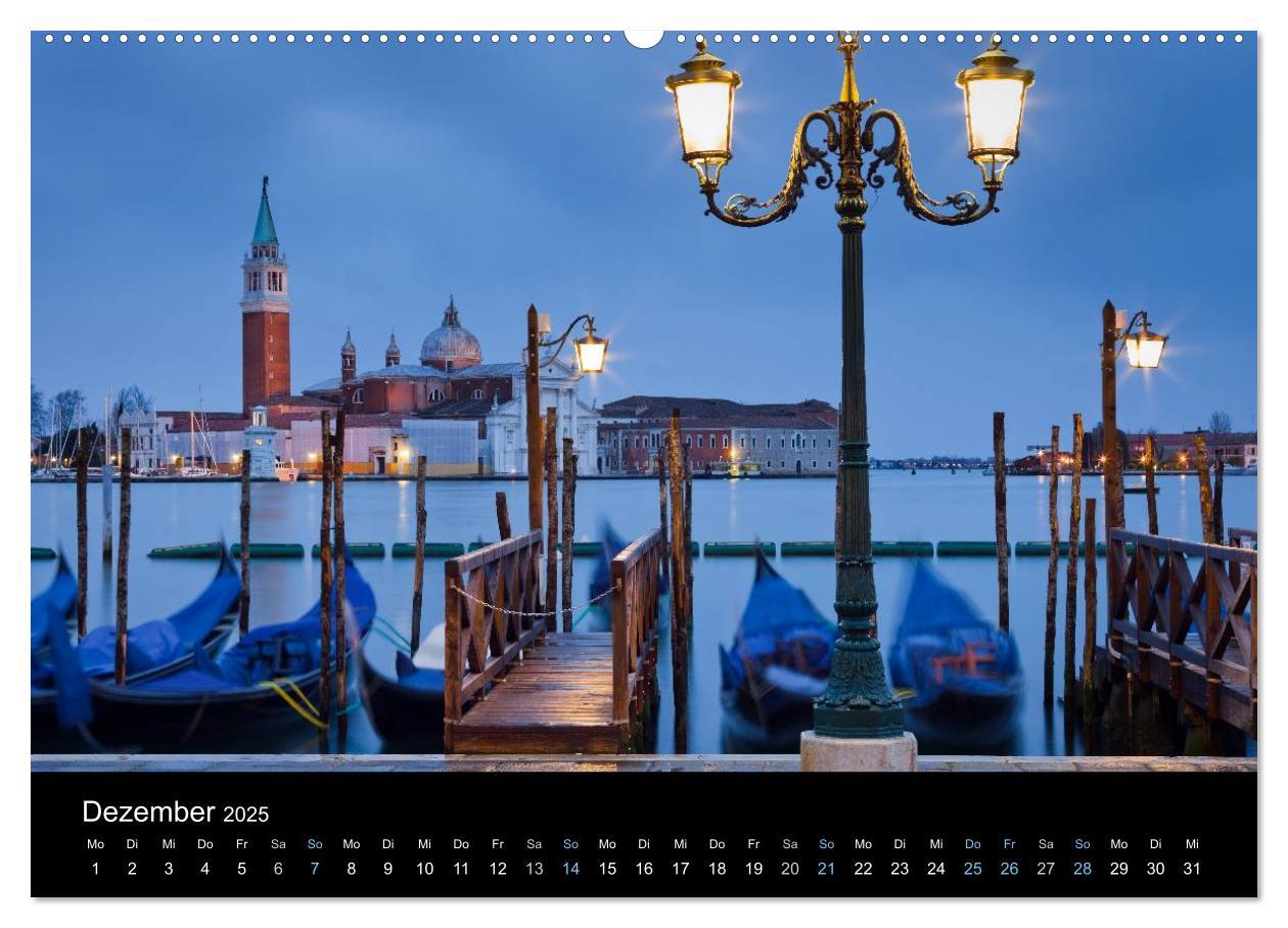 Bild: 9783435555116 | Venedig bei Nacht 2025 (hochwertiger Premium Wandkalender 2025 DIN...