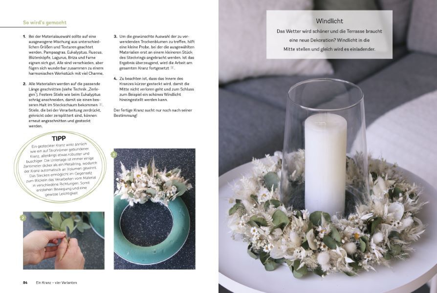 Bild: 9783838838014 | Trockenblumen und Floral Hoops | Blumige DIY-Interieur-Ideen | Jost