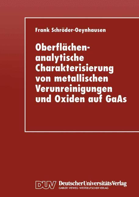 Cover: 9783824420919 | Oberflächenanalytische Charakterisierung von metallischen...