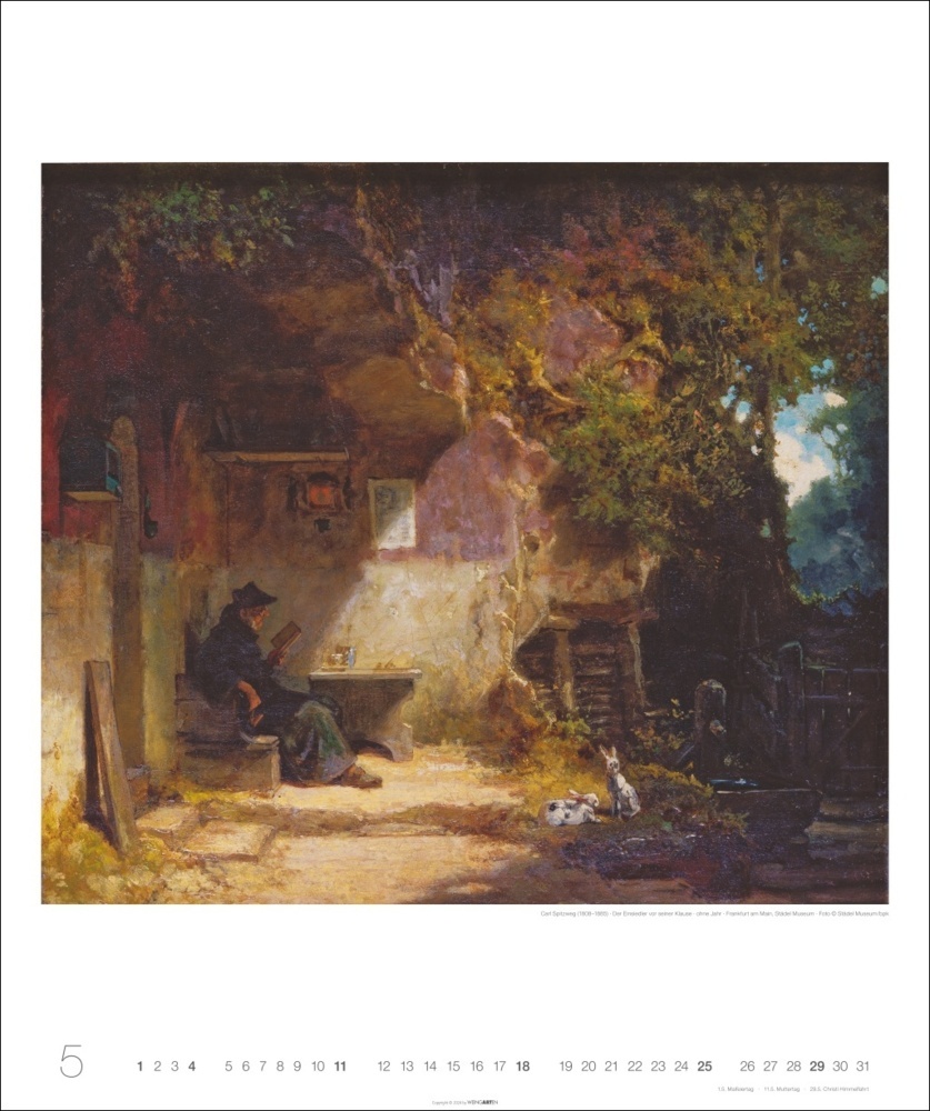 Bild: 9783839900802 | Carl Spitzweg Edition Kalender 2025 | Carl Spitzweg | Kalender | 14 S.