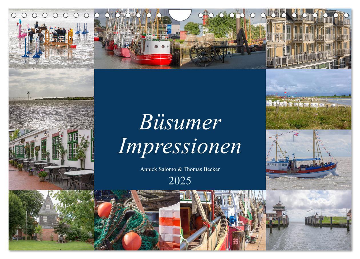 Cover: 9783435320370 | Büsumer Impressionen (Wandkalender 2025 DIN A4 quer), CALVENDO...