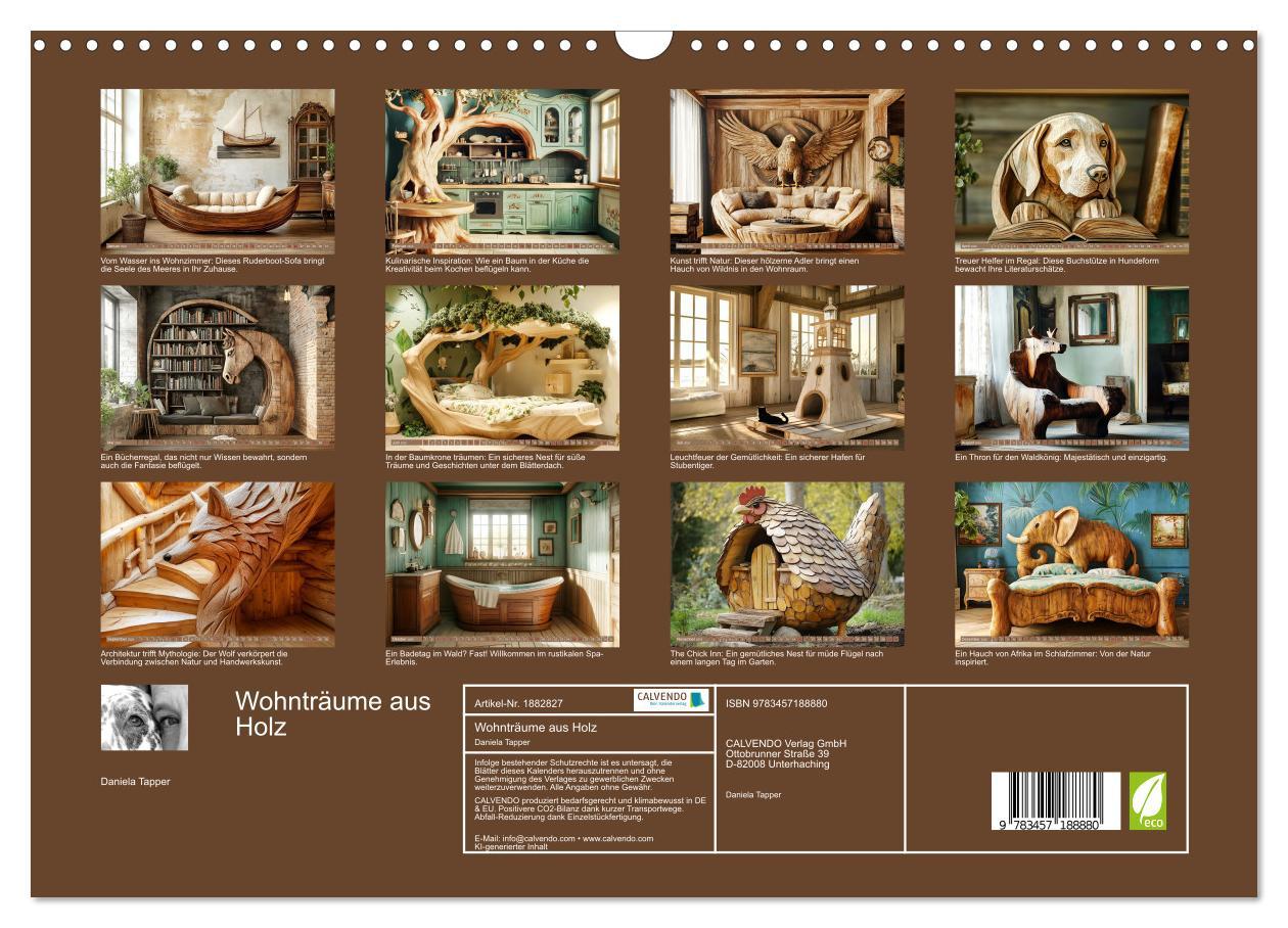 Bild: 9783457188880 | Wohnträume aus Holz (Wandkalender 2025 DIN A3 quer), CALVENDO...