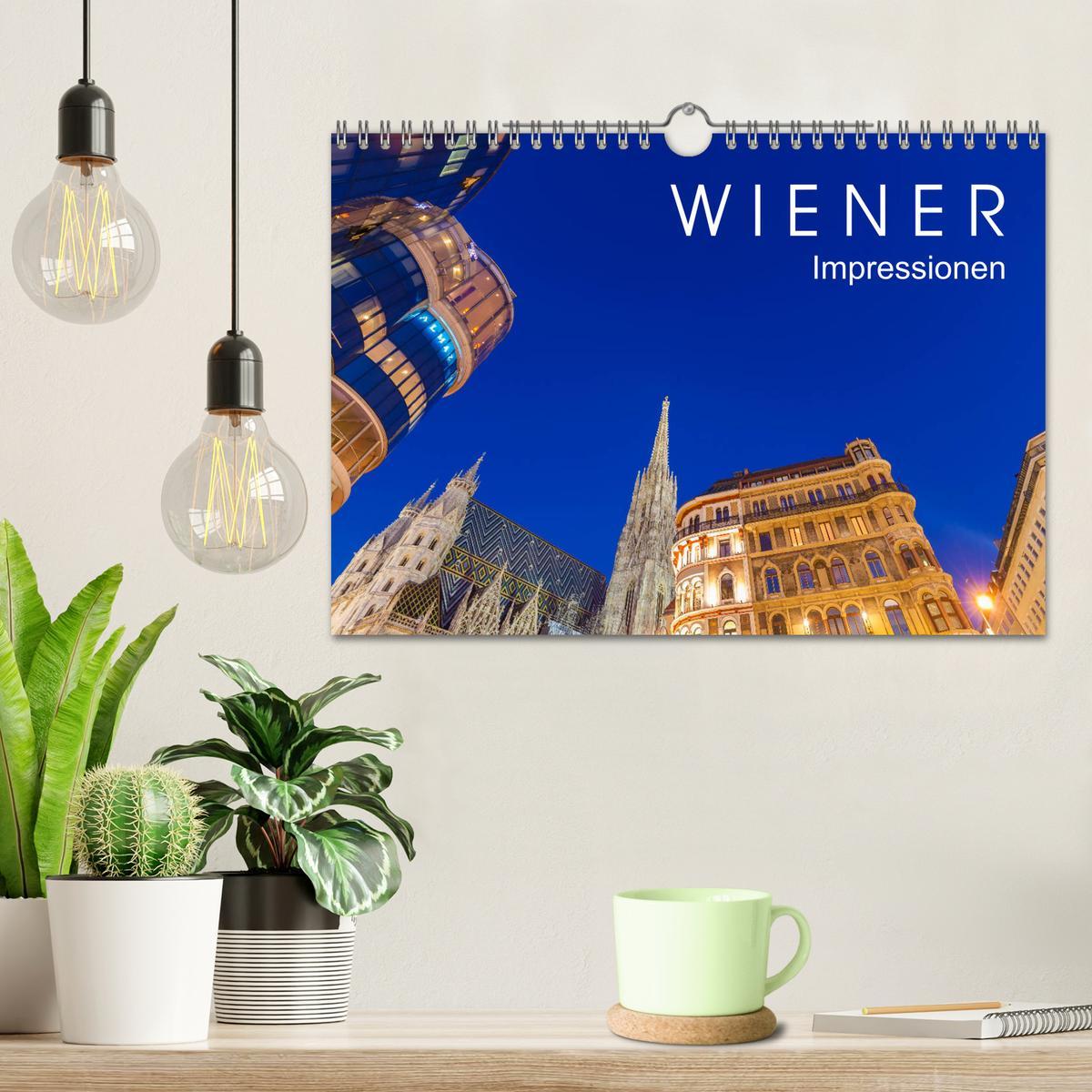 Bild: 9783435374540 | W I E N E R Impressionen (Wandkalender 2025 DIN A4 quer), CALVENDO...