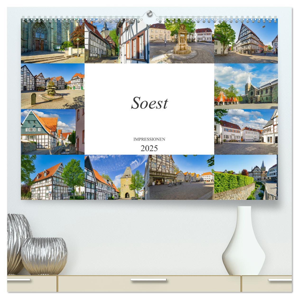 Cover: 9783435001996 | Soest Impressionen (hochwertiger Premium Wandkalender 2025 DIN A2...