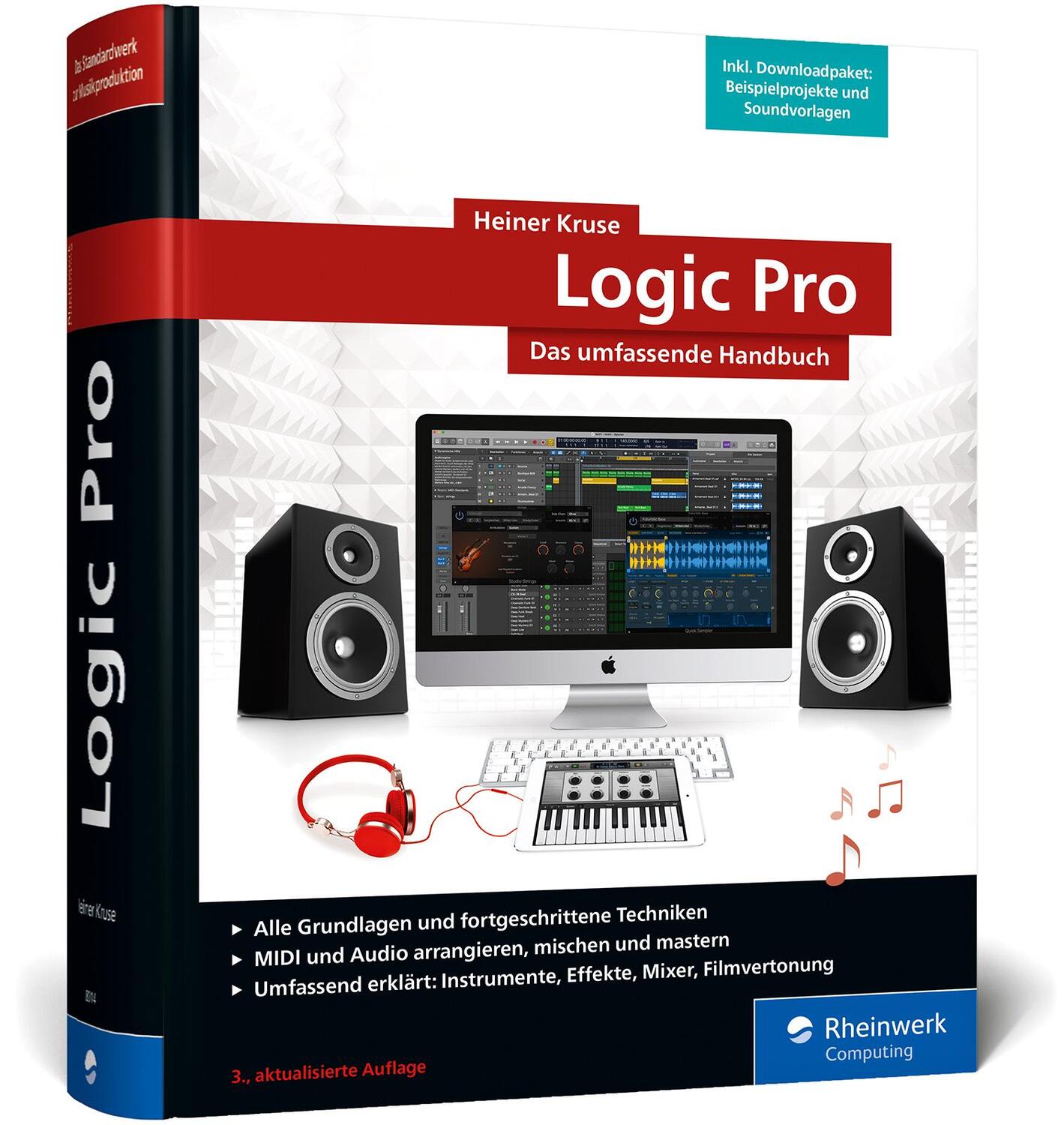 Cover: 9783836280143 | Logic Pro | Heiner Kruse | Buch | Rheinwerk Computing | 1212 S. | 2021