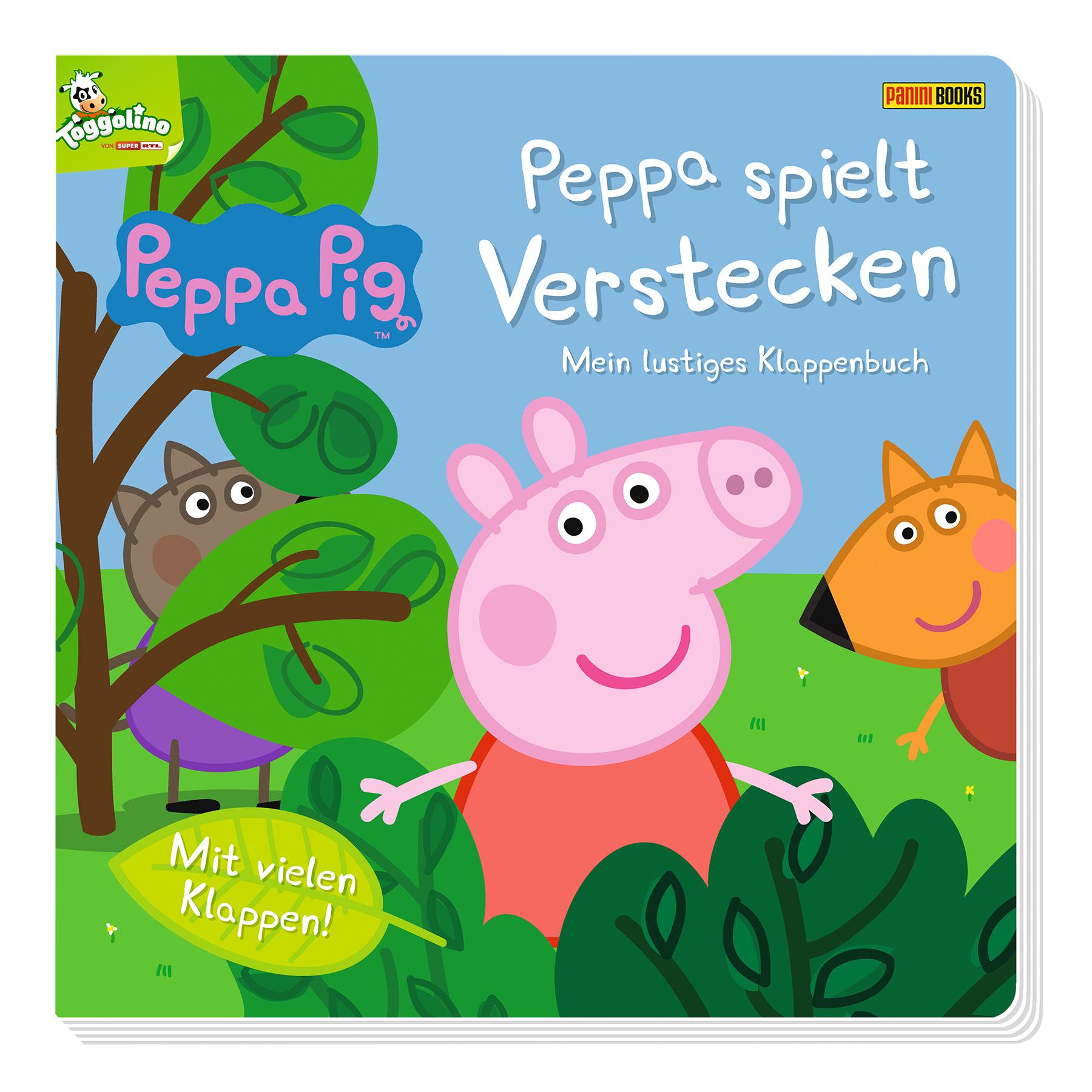 Cover: 9783833237331 | Peppa Pig: Peppa spielt Verstecken - Mein lustiges Klappenbuch | Buch