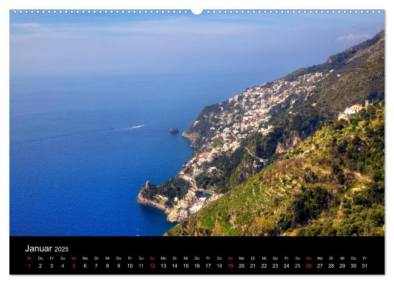 Bild: 9783435595501 | Amalfiküste und Capri (Wandkalender 2025 DIN A2 quer), CALVENDO...