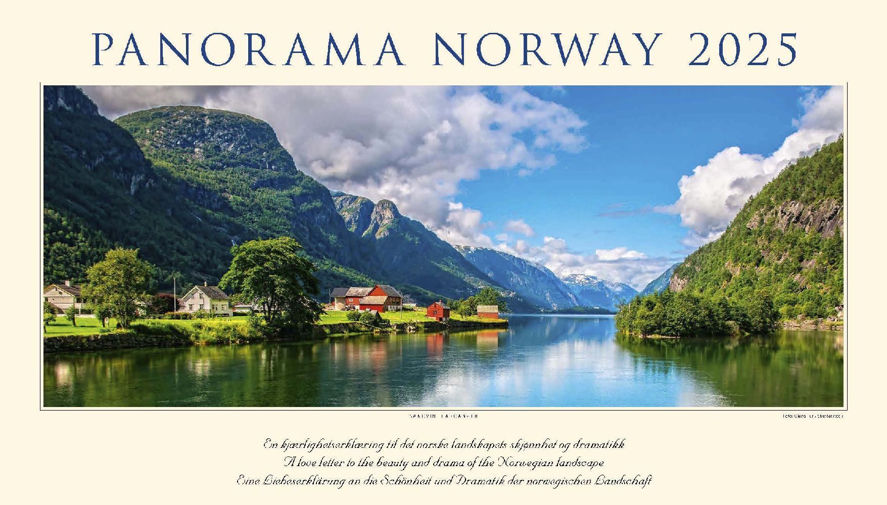 Cover: 9783930232963 | Panorama Norwegen 2025 Wandkalender | Kalender | In Schuber | Deutsch