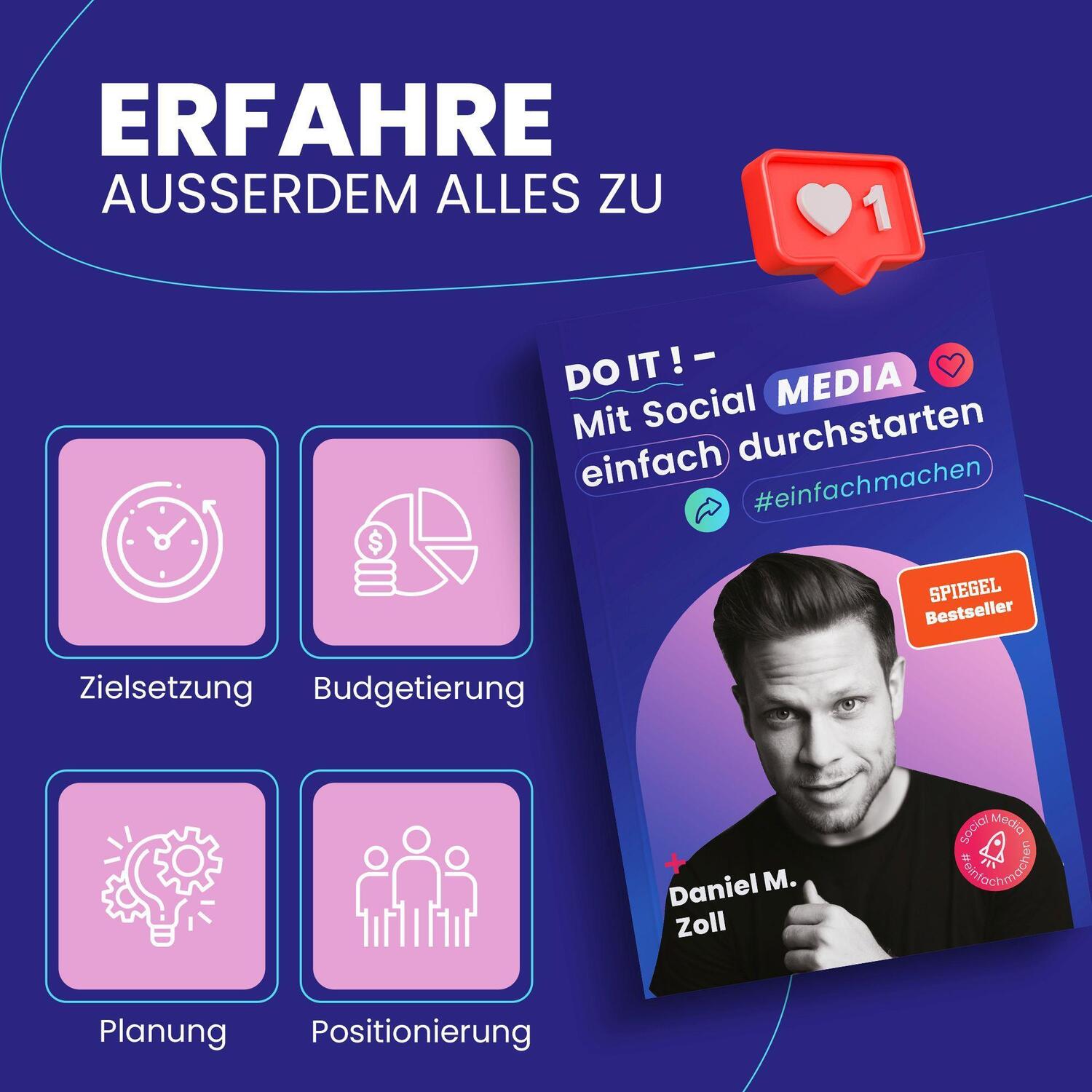 Bild: 9783968901565 | Do it! - Mit Social Media einfach durchstarten | Daniel M. Zoll | Buch