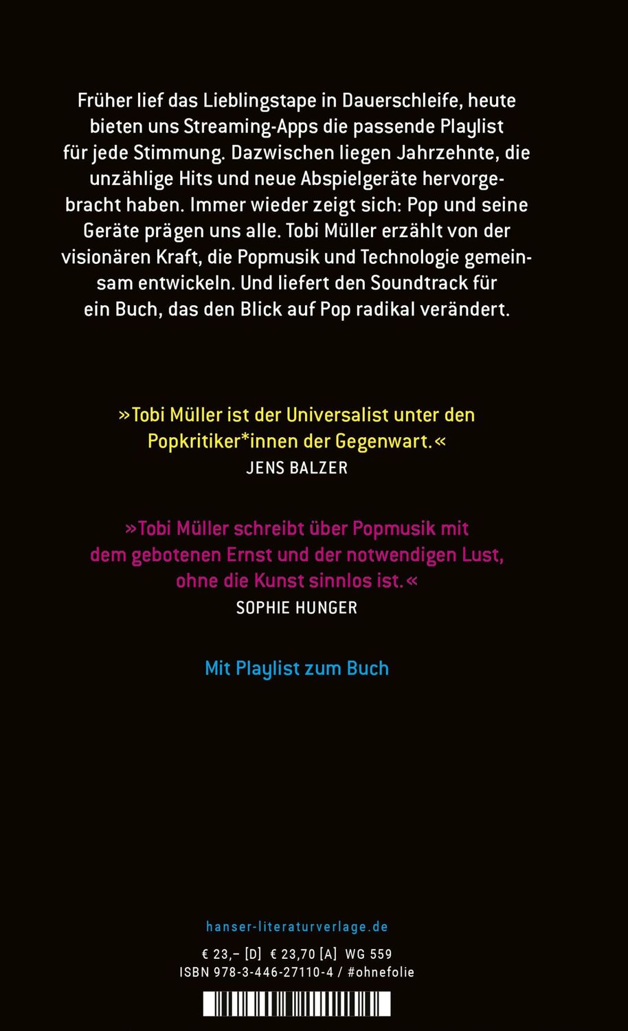 Bild: 9783446271104 | Play Pause Repeat | Was Pop und seine Geräte über uns erzählen | Buch