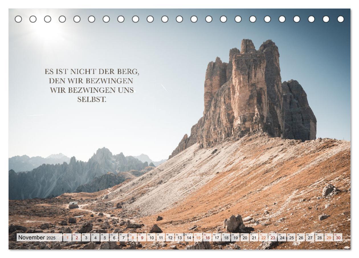 Bild: 9783383996818 | Berge und Sprüche zur Motivation und Inspiration (Tischkalender...