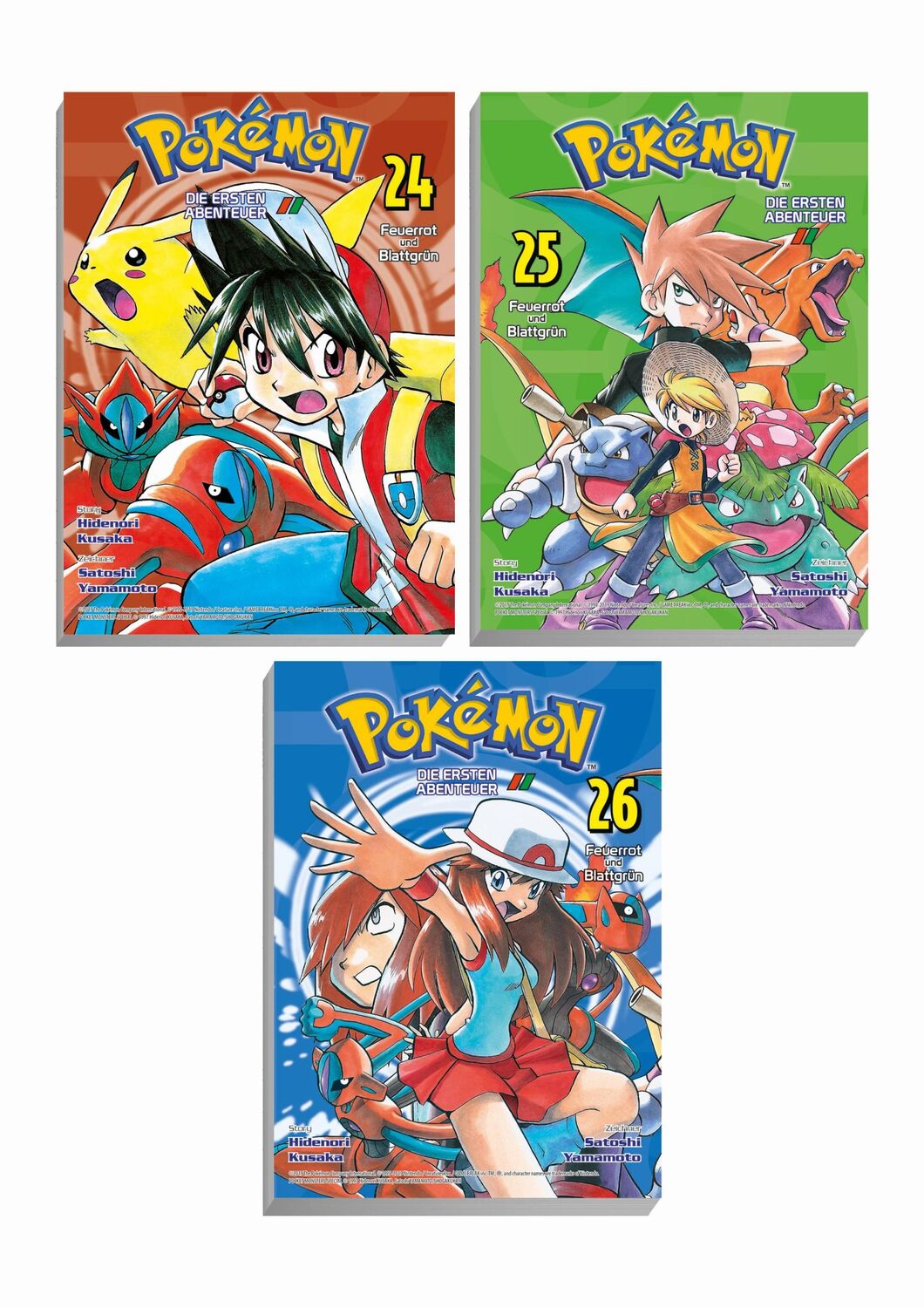 Cover: 9783741640643 | Pokémon - Manga Pack 07 | Hidenori Kusaka (u. a.) | Taschenbuch | 2024