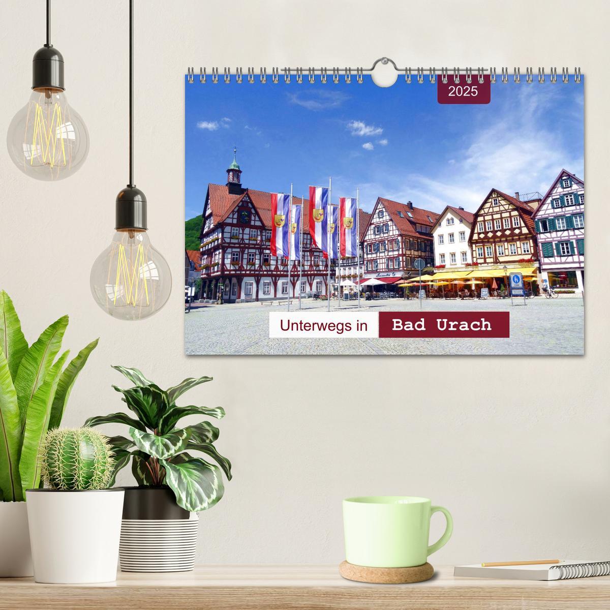 Bild: 9783435367351 | Unterwegs in Bad Urach (Wandkalender 2025 DIN A4 quer), CALVENDO...