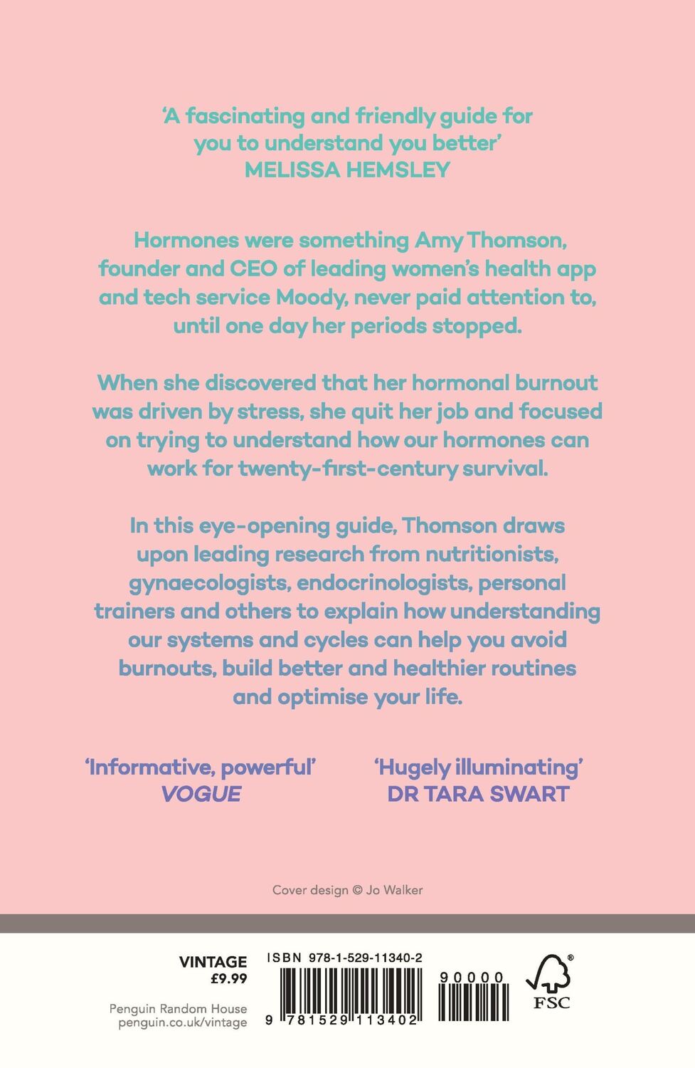 Rückseite: 9781529113402 | Moody | The Hidden Power of Hormones | Amy Thomson | Taschenbuch