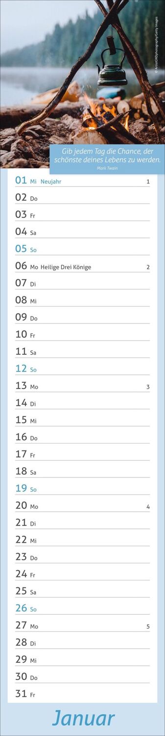 Bild: 9783756406715 | Tage voller Glück Langplaner 2025 | Heye | Kalender | Spiralbindung