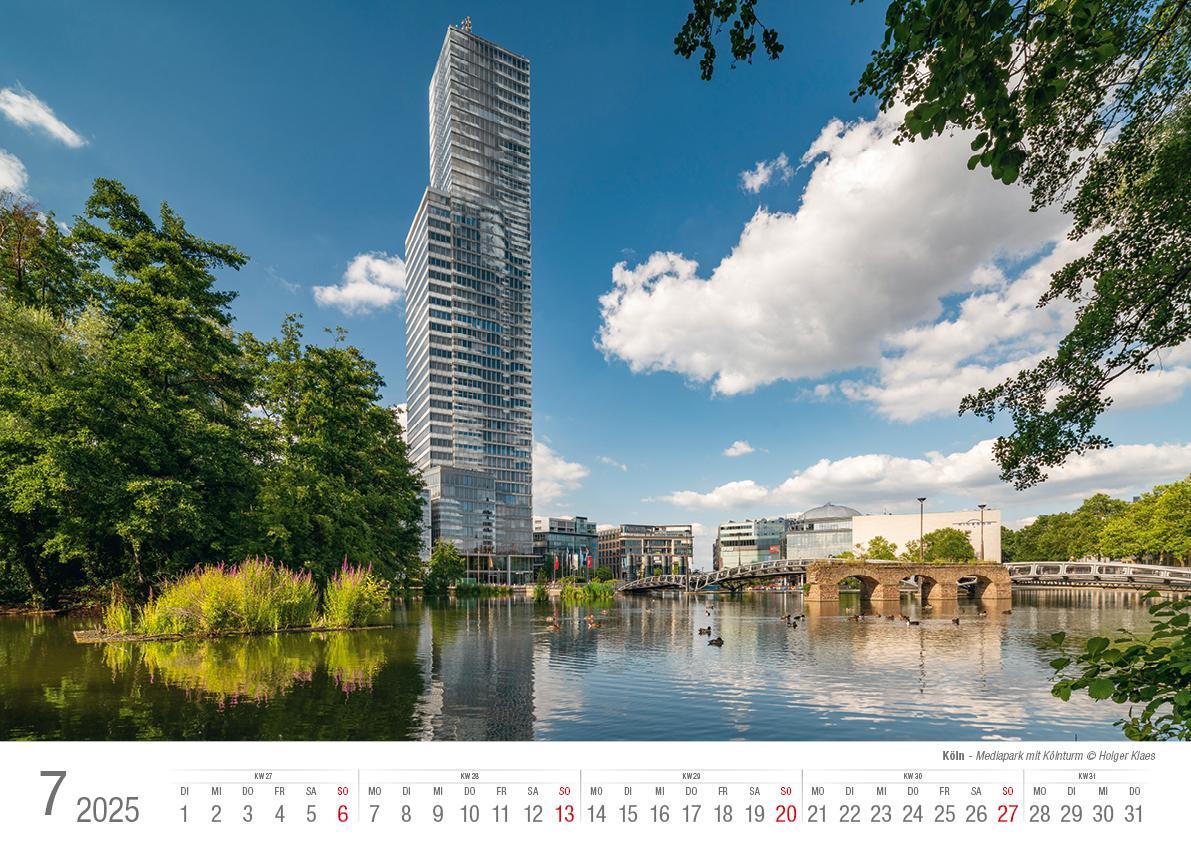 Bild: 9783965352247 | Köln 2025 Bildkalender A3 quer, spiralgebunden | Holger Klaes | 2025