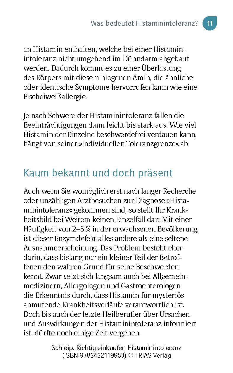 Bild: 9783432119953 | Richtig einkaufen Histamin-Intoleranz | Thilo Schleip | Taschenbuch