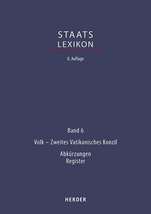 Cover: 9783451395161 | Staatslexikon | Verlag Herder (u. a.) | Buch | 696 S. | Deutsch | 2022