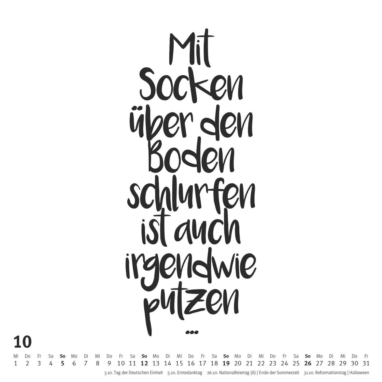 Bild: 4250809653020 | Sprüche im Quadrat 2025 - Typo-Kalender von FUNI SMART ART - Funny...