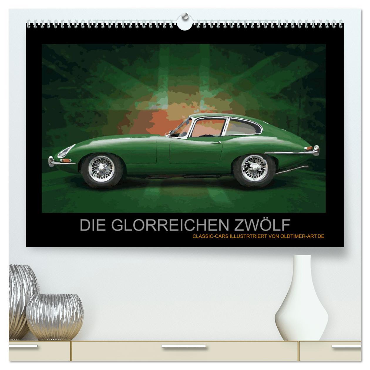 Cover: 9783435479238 | DIE GLORREICHEN ZWÖLF (hochwertiger Premium Wandkalender 2025 DIN...