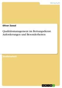 Cover: 9783346027818 | Qualitätsmanagement im Rettungsdienst. Anforderungen und...