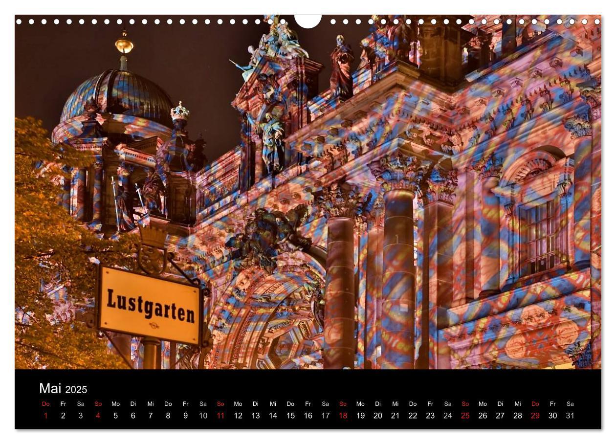 Bild: 9783435770656 | Berlin bei Nacht (Wandkalender 2025 DIN A3 quer), CALVENDO...