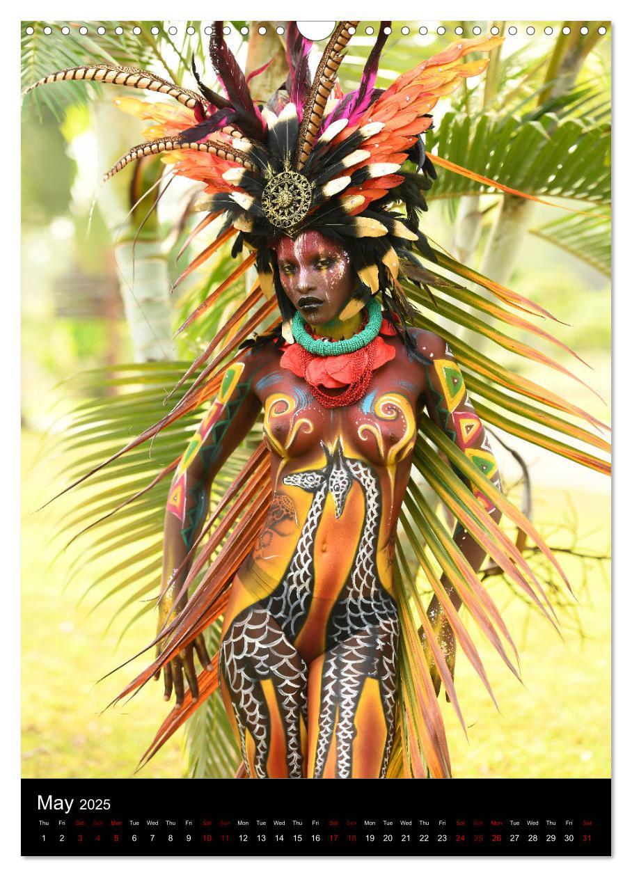 Bild: 9781325972029 | Equatorial Guinea Bodypainting Festival (Wall Calendar 2025 DIN A3...