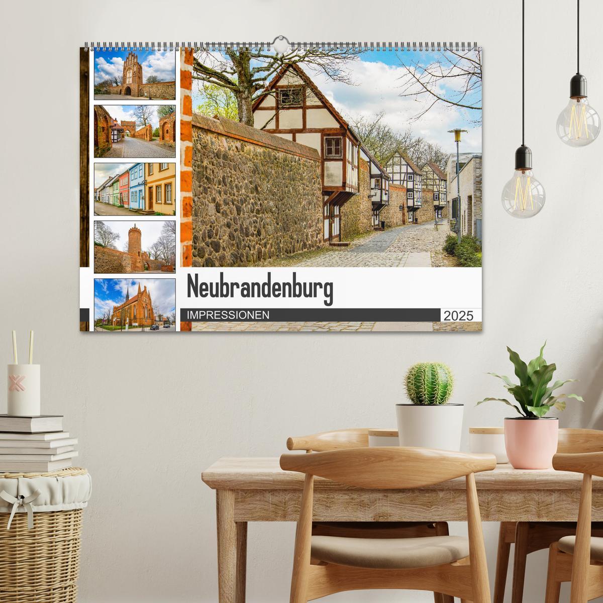 Bild: 9783435233472 | Neubrandenburg Impressionen (Wandkalender 2025 DIN A2 quer),...