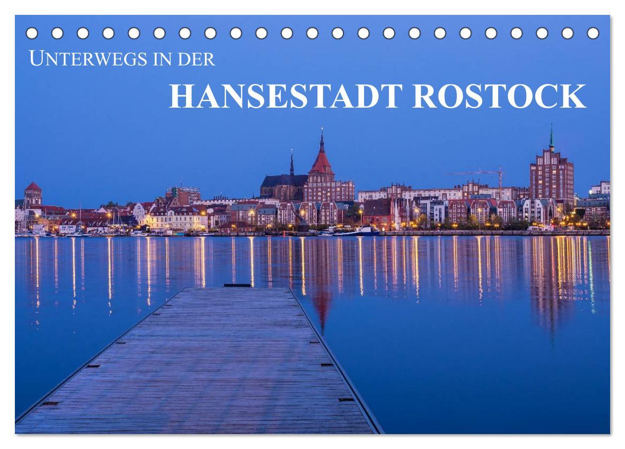 Cover: 9783435716135 | Unterwegs in der Hansestadt Rostock (Tischkalender 2025 DIN A5...