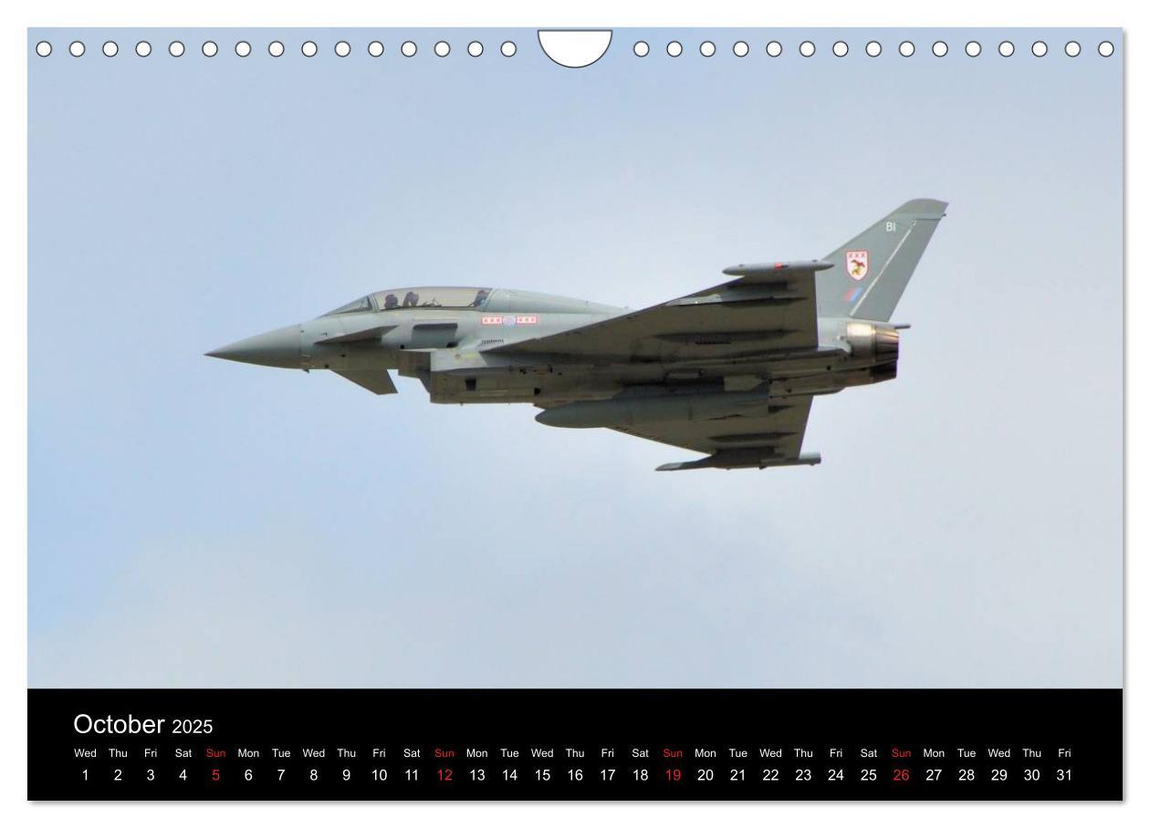 Bild: 9781325954308 | The Mighty Eurofighter Typhoon (Wall Calendar 2025 DIN A4...