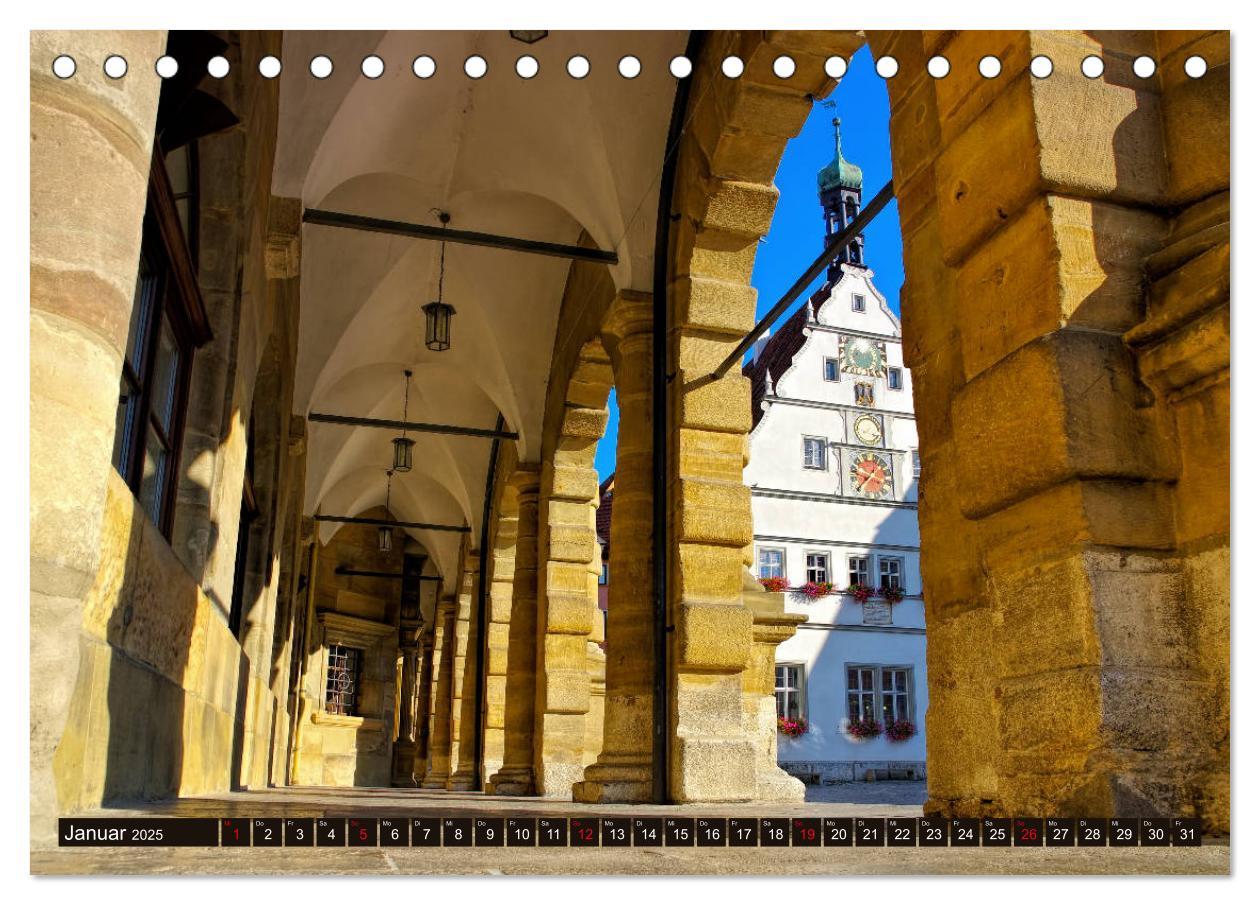 Bild: 9783435280773 | Rothenburg o. d. Tauber - Perle des Taubertales (Tischkalender 2025...