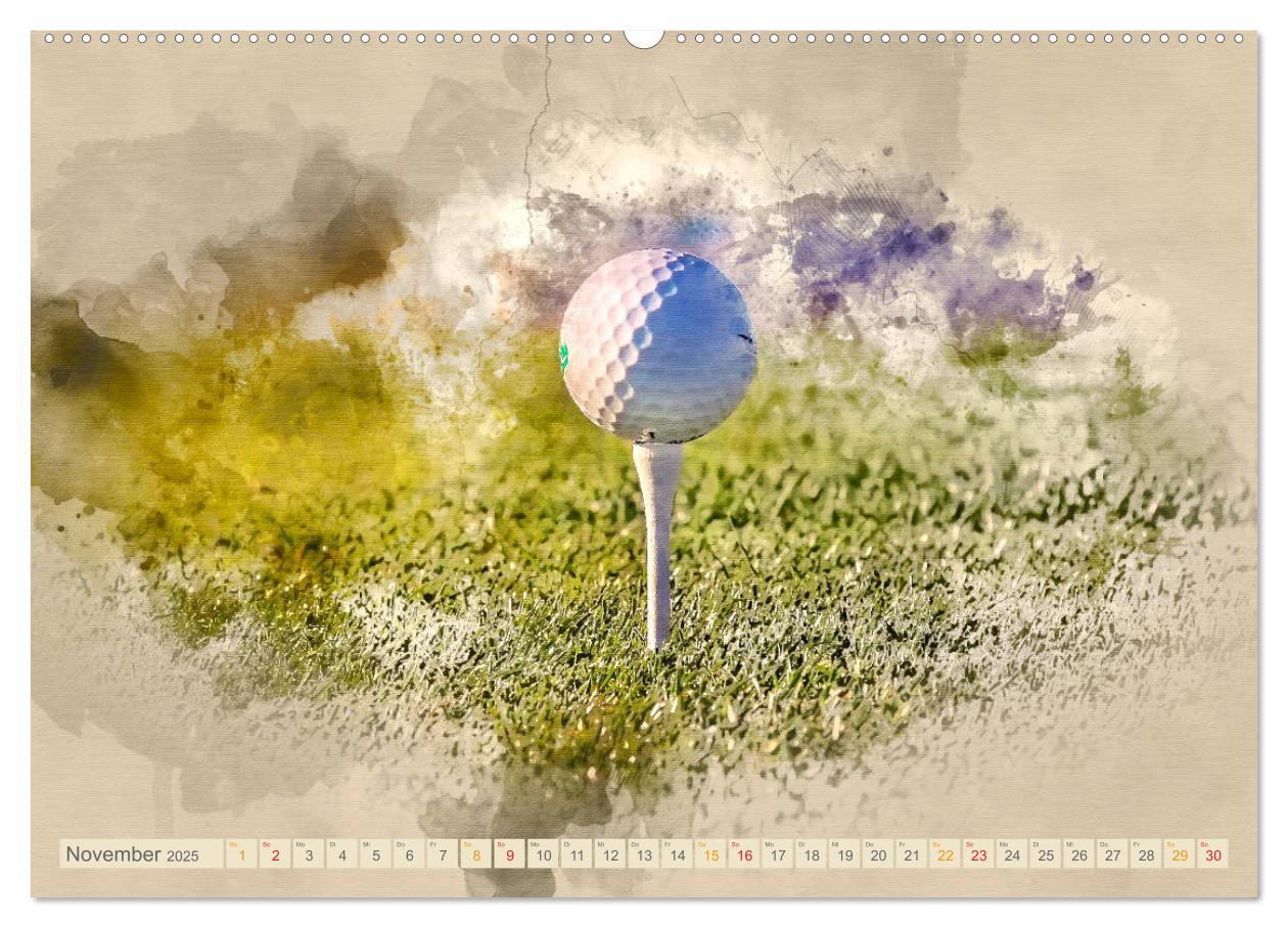 Bild: 9783435419944 | Ich liebe Golf (Wandkalender 2025 DIN A2 quer), CALVENDO...