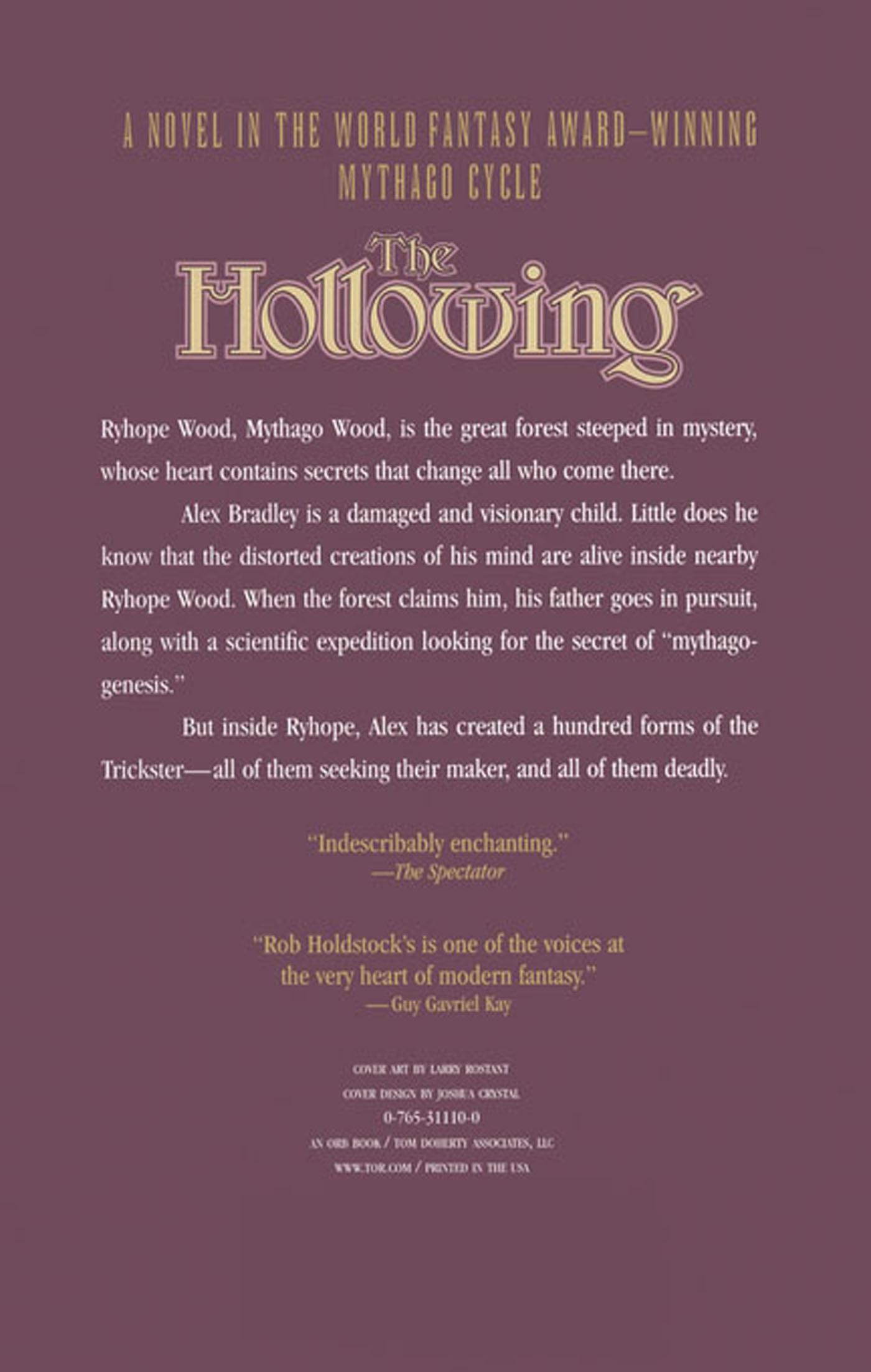 Rückseite: 9780765311108 | The Hollowing | Robert Holdstock | Taschenbuch | Englisch | 2005