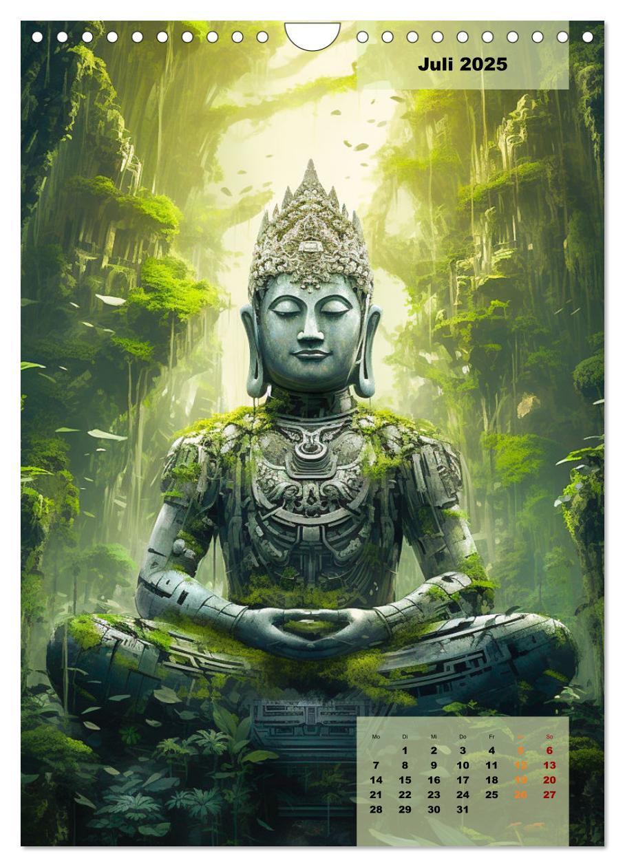 Bild: 9783435854455 | Jade Buddha - Finde die innere Mitte (Wandkalender 2025 DIN A4...