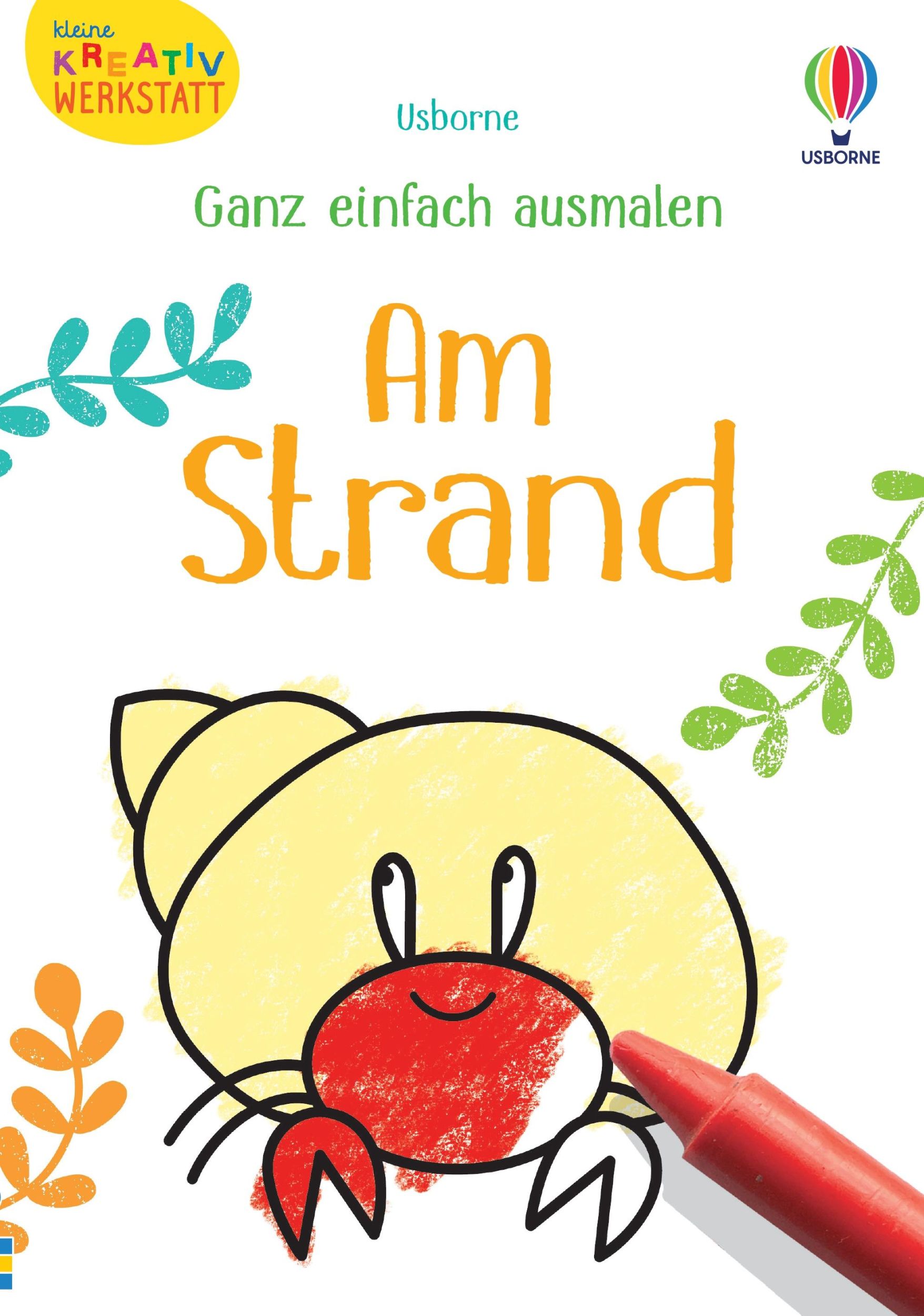 Cover: 9781789418569 | Kleine Kreativ-Werkstatt - Ganz einfach ausmalen: Am Strand | Nolan