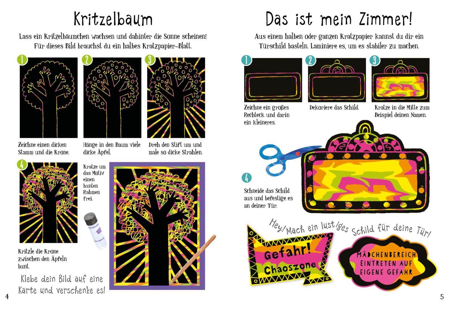 Bild: 9783551191854 | Kratzbilder für Kinder: Kreative Kratzkunst: Neon | Anton Poitier