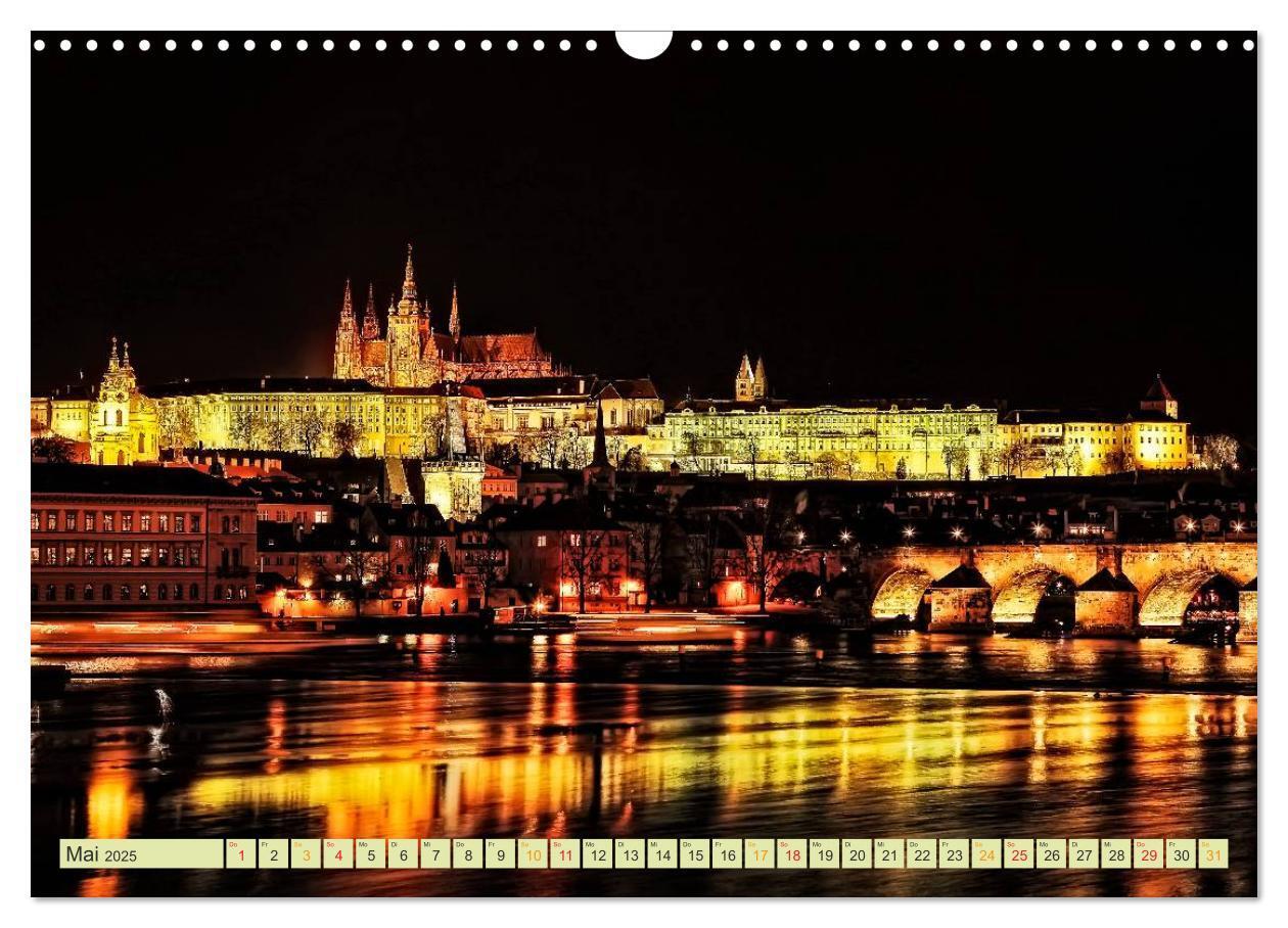 Bild: 9783435585960 | Städte der Welt - Skylines in der Nacht (Wandkalender 2025 DIN A3...